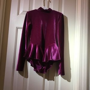 Danskin Soft Velvet ice skating dress